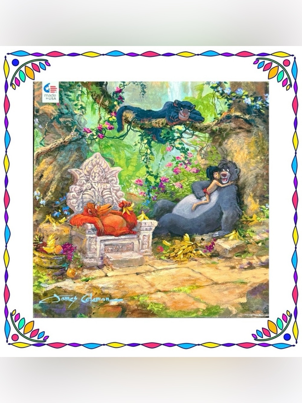 Jigsaw puzzle - Ceaco - Disney - Jungle Book - 1000 pieces - 1 pc missing